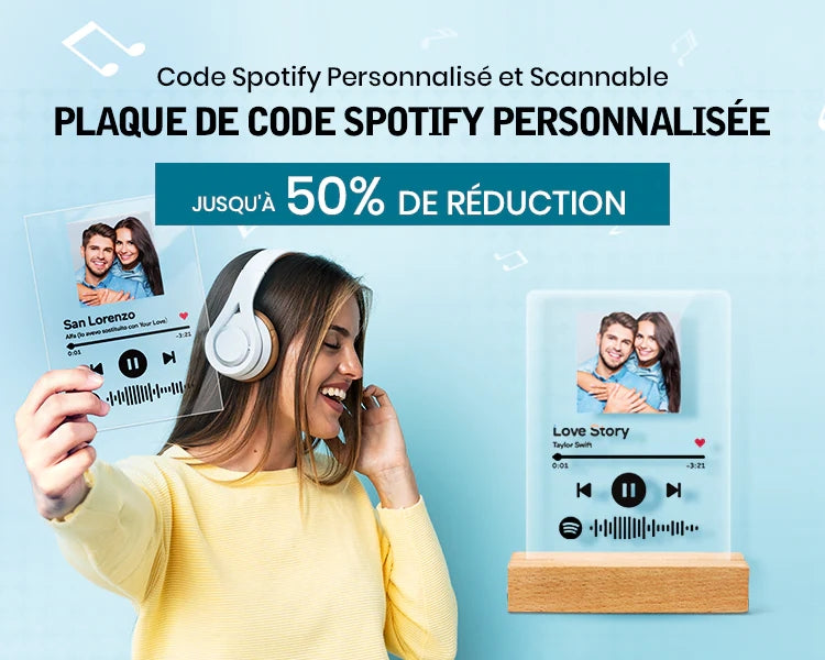 Plaque de Code Spotify, Musique Plaque