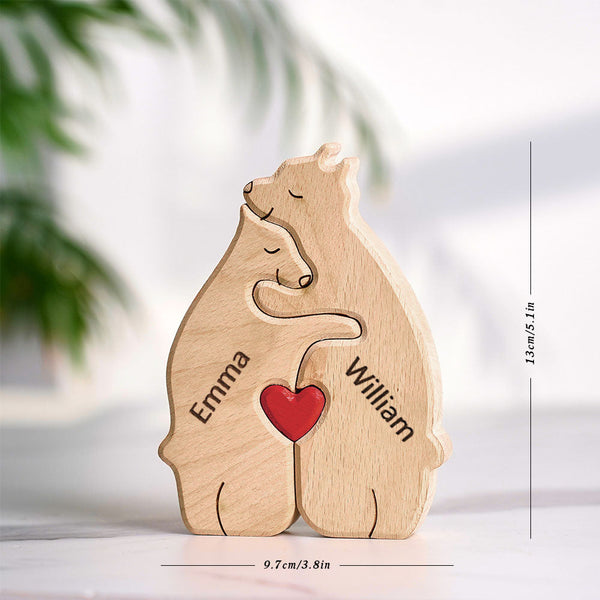 Puzzle bois personnalisé prénom – Hello Lionceau